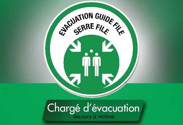 Chargé d'évacuation: Guide-fil, serre-fil
